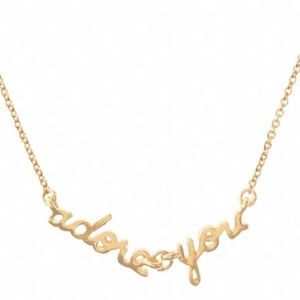 KATE SPADE ADORE YOU NECKLACE